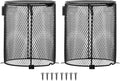 Reptile Heat Lamp Cage Guard 2 Pack - Anti Scald Mesh Cover