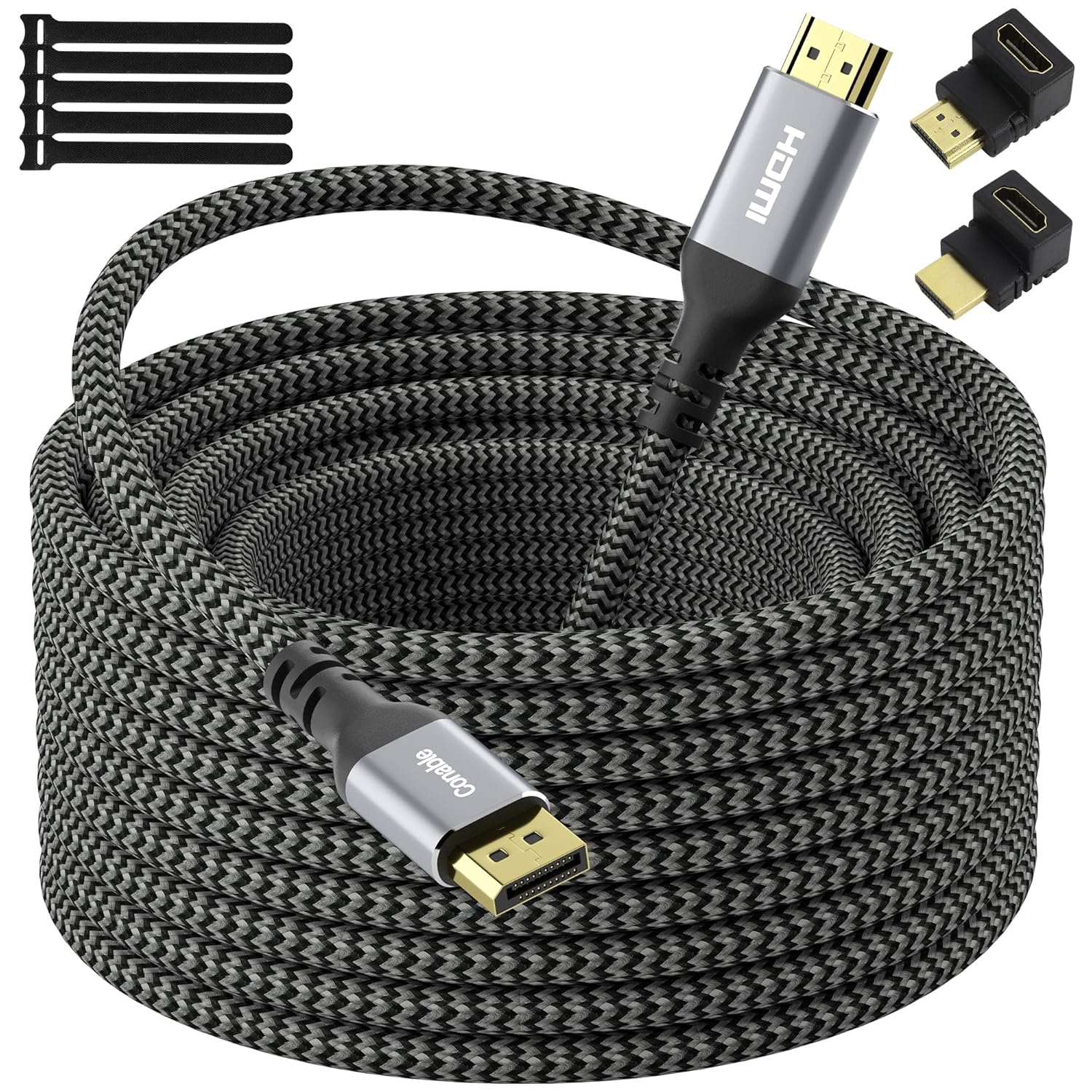 4K DisplayPort to HDMI Cable - High Speed Active 25FT