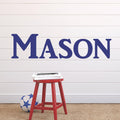 Personalized Boy's Nursery Vinyl Wall Art Decal for Kids Rooms
