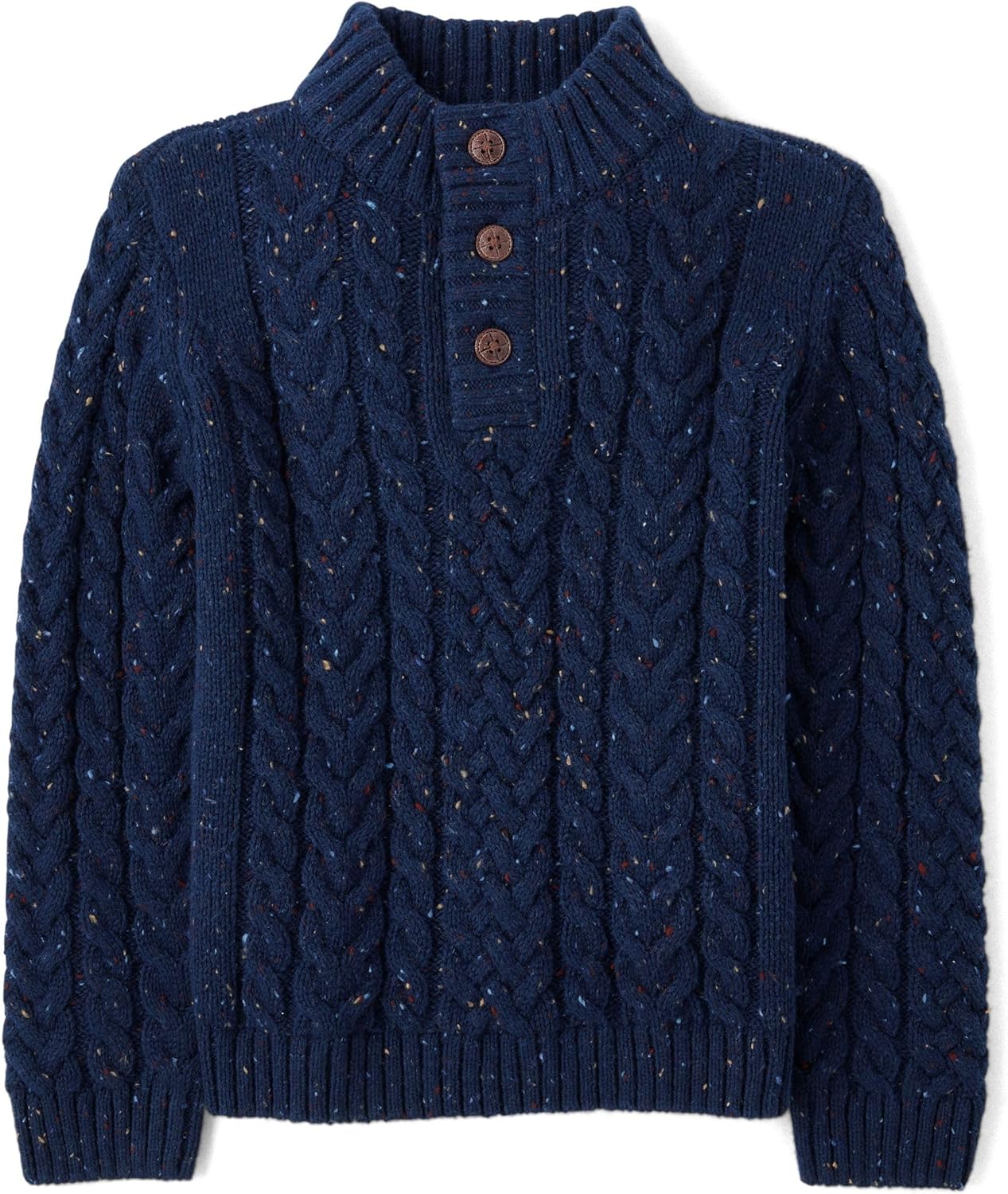 Gymboree Boys Mock Neck Cable Knit Sweater for Toddlers