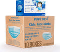 Children's Disposable Kids Face Mask Pack - Comfortable School Masks