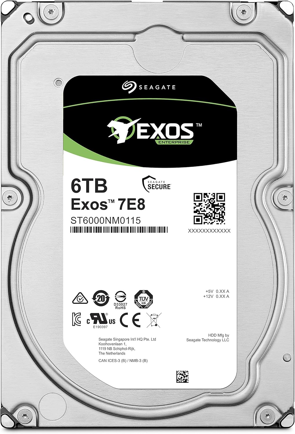Seagate Exos 7E8 6TB Enterprise Hard Drive for High Performance