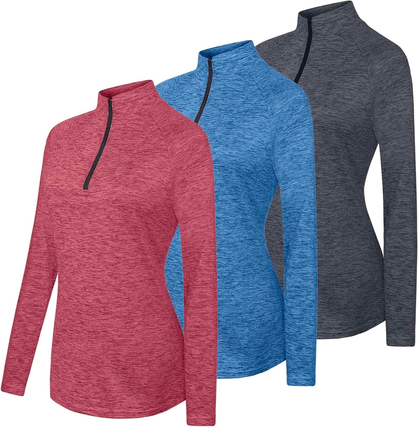 Real Essentials Womens Dry-Fit Long Sleeve Workout Jackets