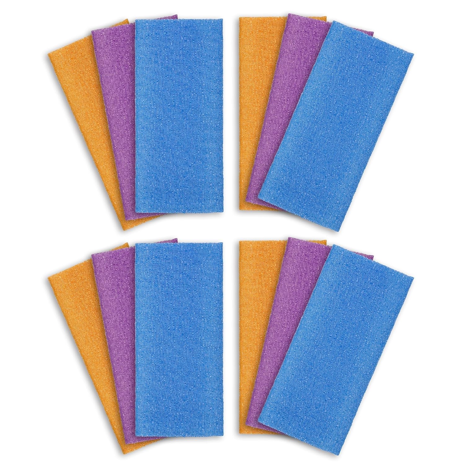 ARCH&M Exfoliating Washcloth 12 Pack for Body Scrubbing Needs