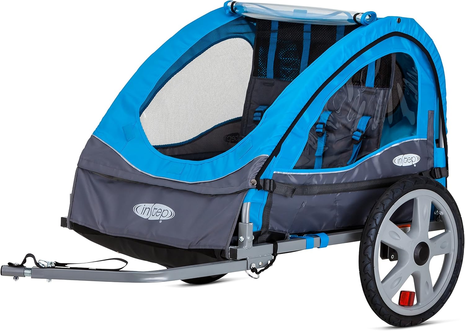 InStep Sync and Take 2 Bike Trailer for Kids with Safety Features