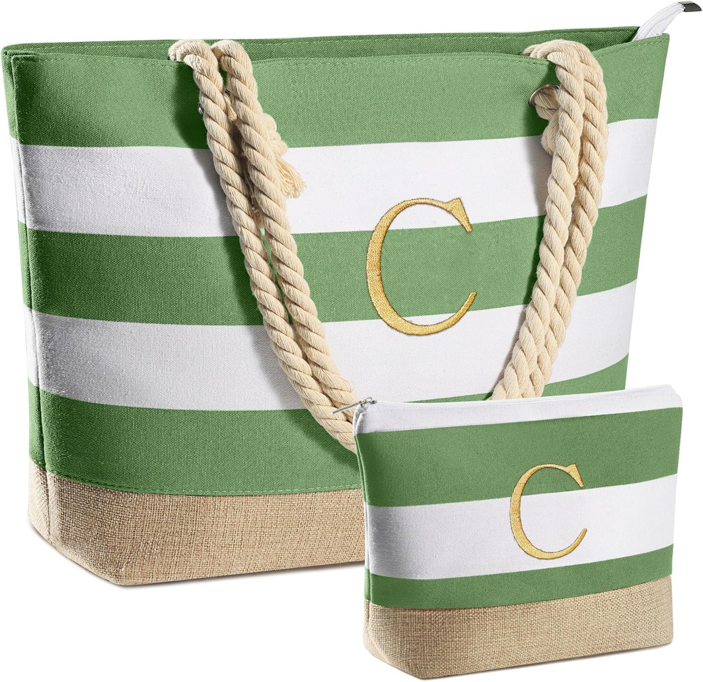 YOOLIFE Beach Bags for Women - Stylish Travel Tote with Pockets