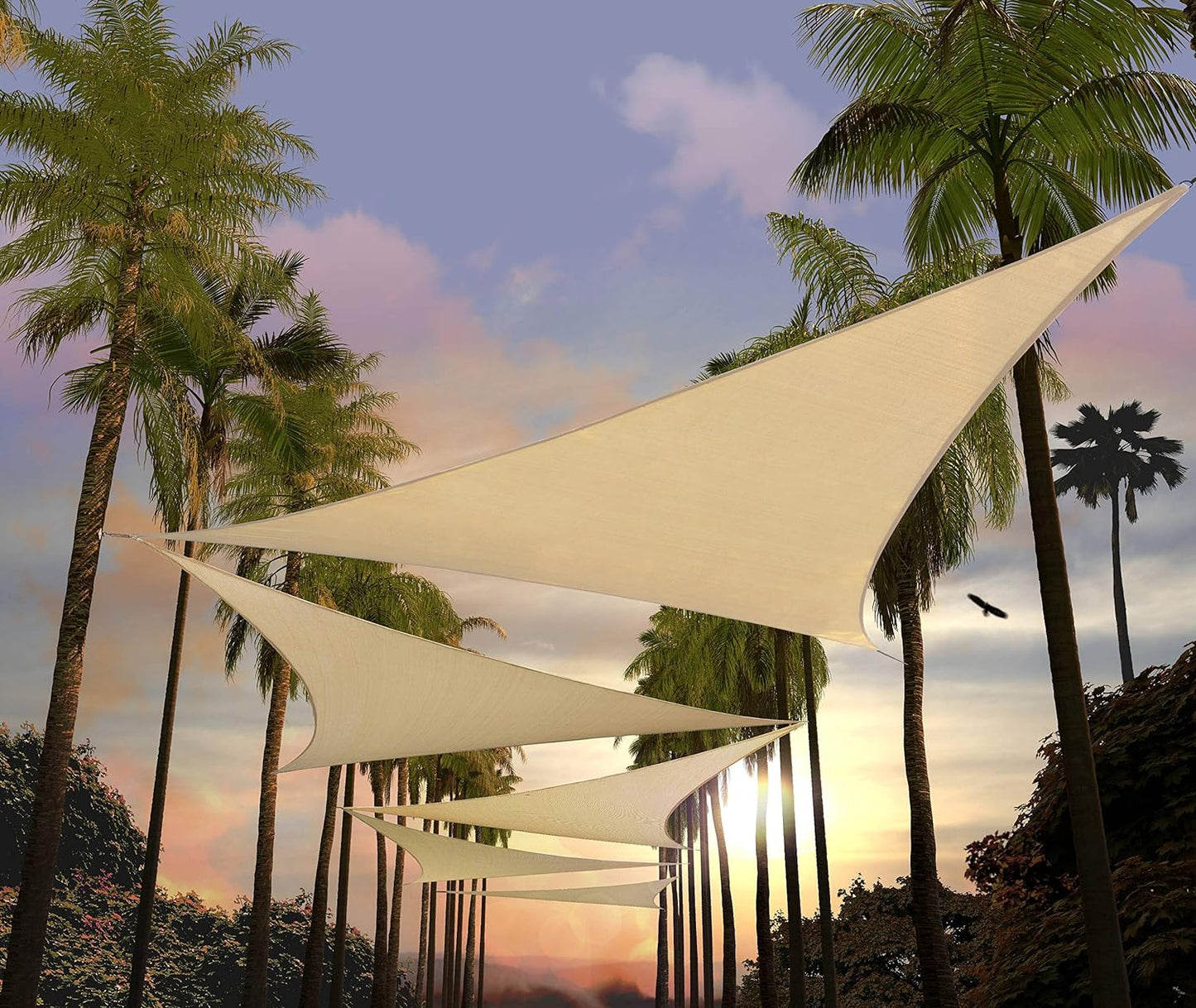Custom Size Triangle Sun Shade Sail for Ultimate UV Protection