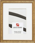 Craig Frames 314GD 14 x 22 Ornate Gold Picture Frame matted for 11 x