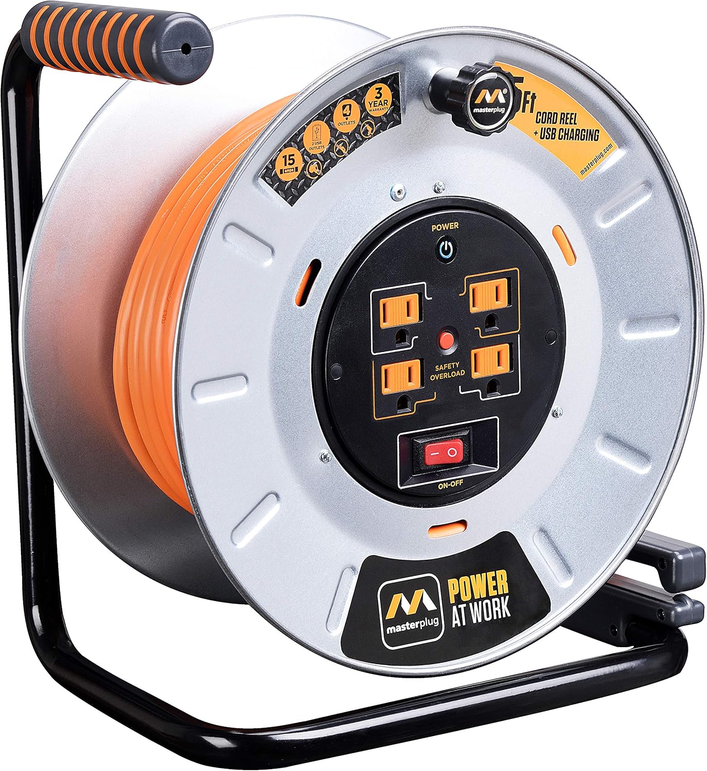 Luceco Metal Steel Drum with Four Powered Outlets Review