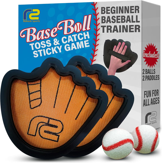 Premium Toss & Catch Game Set - Sticky Balls & Training Glove - Fun for All Ages