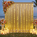 Gold Sequin Backdrop Curtain 10x10ft - Dramatic Photo Wall