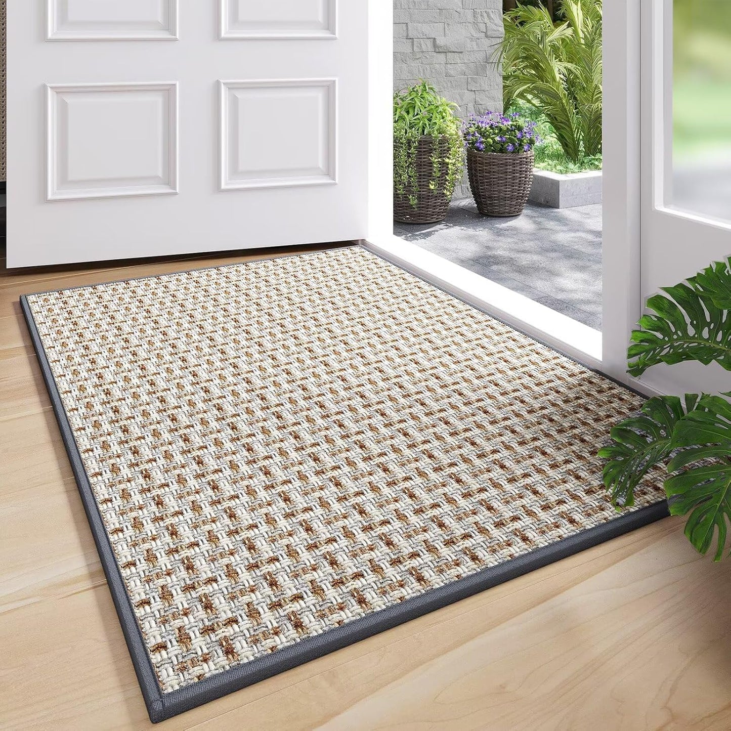 Durable Non-Slip Door Mat 31x47 for Entryway and Front Door