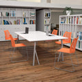 Flash Furniture Hercules Series Contoured Stacking Lobby Chairs - Set
