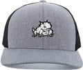 Pacific Headwear NCAA Heather Trucker Snapback - Durable Mid-Profile