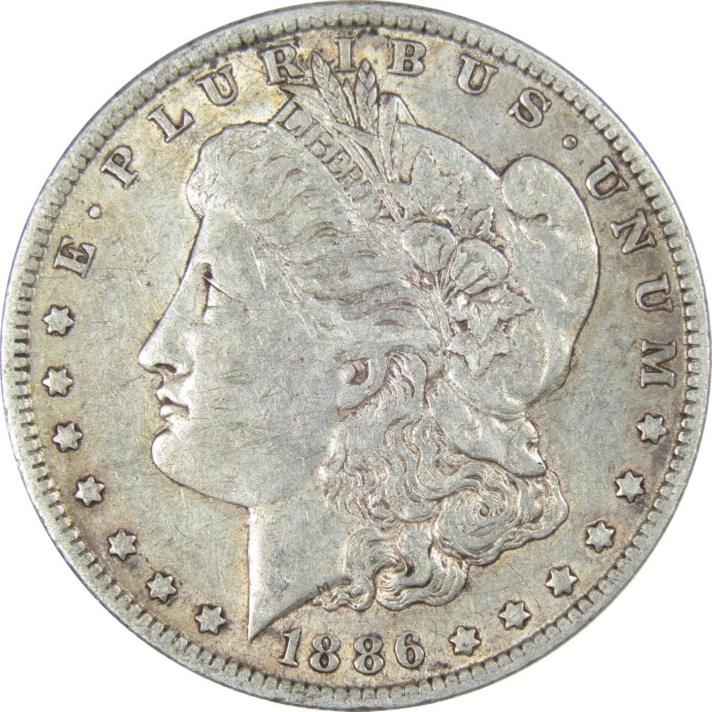 1886 O Morgan Dollar XF EF Extremely Fine 90% Silver Coin
