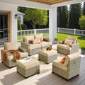 Outdoor Sectional Patio Furniture Set 7-Piece - Deep Seat Comfort