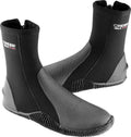 Adult Unisex Crew Water Boots for Scuba Diving and Surfing - Warm 5 mm