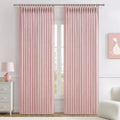 Cute Baby Pink Pinch Pleated Curtains 84 in 2 Panels - Memory Pleat