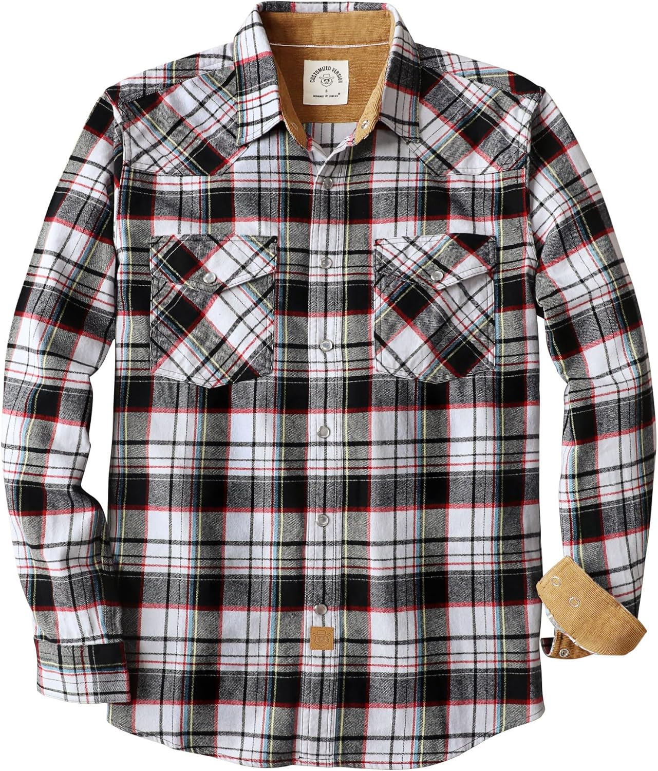 Dubinik Flannel Shirt for Men: Cozy Vintage Cowboy Plaid