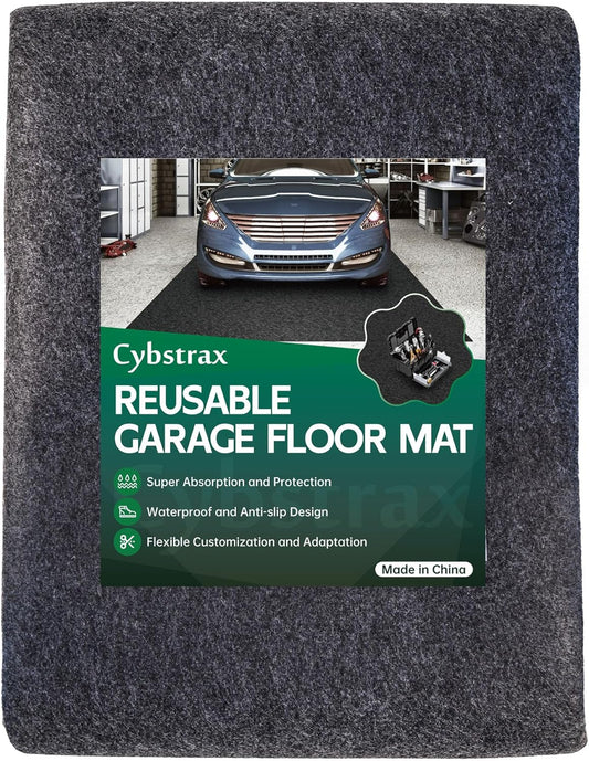 Oil Spill Mat - 72in x 60in Absorbent Garage Floor Protection