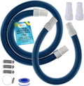 1.5 in Heavy-Duty Above Ground Pool Hose Kit - 3 ft & 6 ft Set