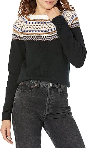 Soft-Touch Crewneck Novelty Sweater for Women - Cozy Style