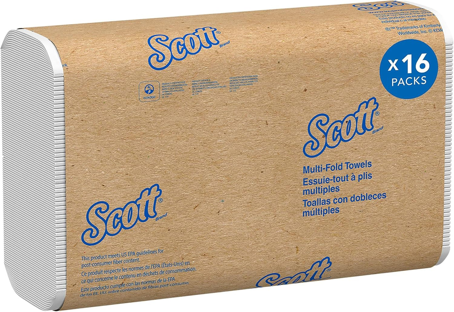 Scott Professional Multifold Paper Towels with Absorbency Pockets
