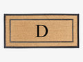 Large 24x48 Coir and Rubber Monogrammed Doormat - Heavy Duty Entry