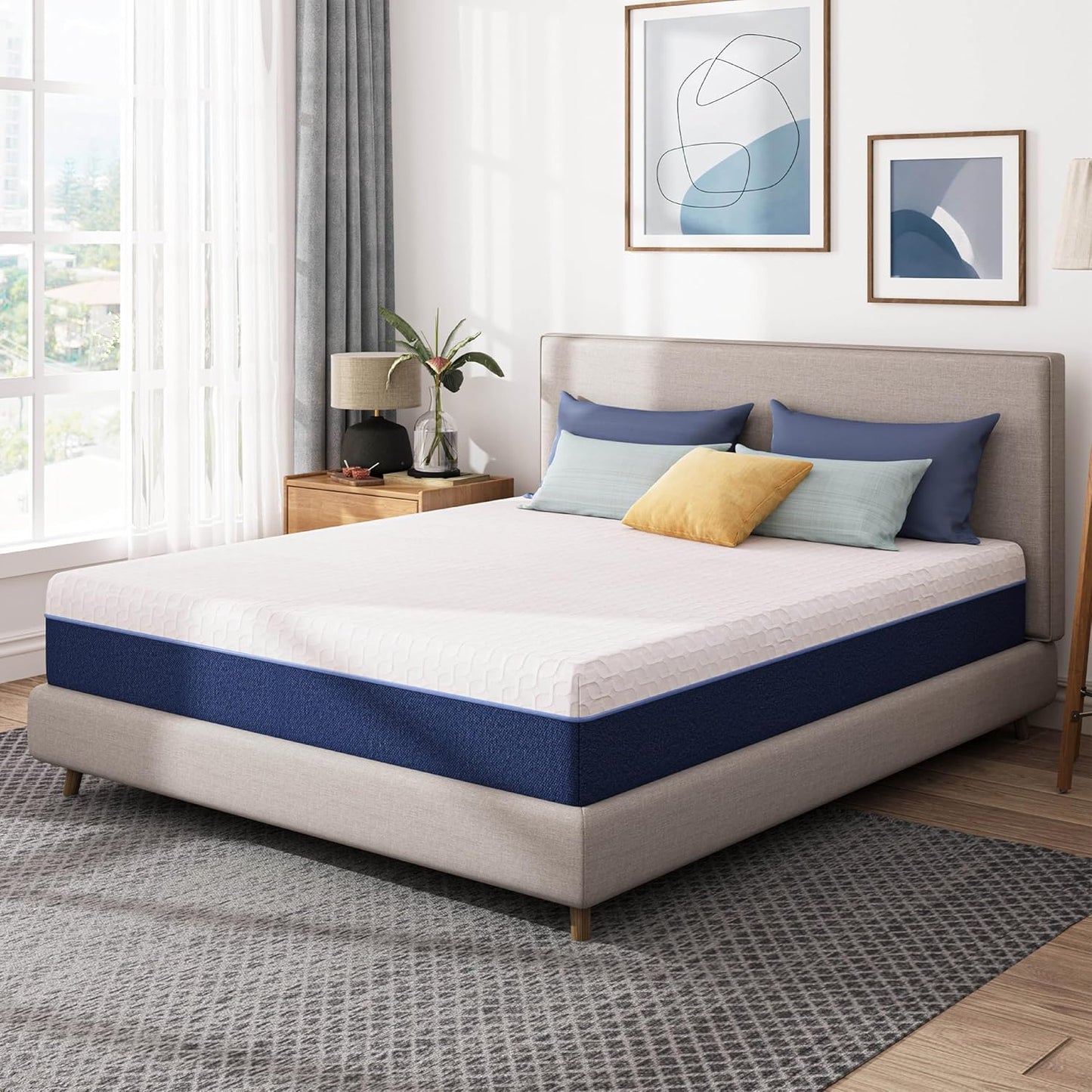 8 Inch Queen Gel Cooling Memory Foam Mattress for Comfort