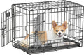 MidWest LifeStages XS Double Door 22-in Folding Dog Crate - Secure