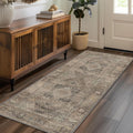 GENIMO 2x10 Non Slip Hallway Runner Rug - Machine Washable Tan
