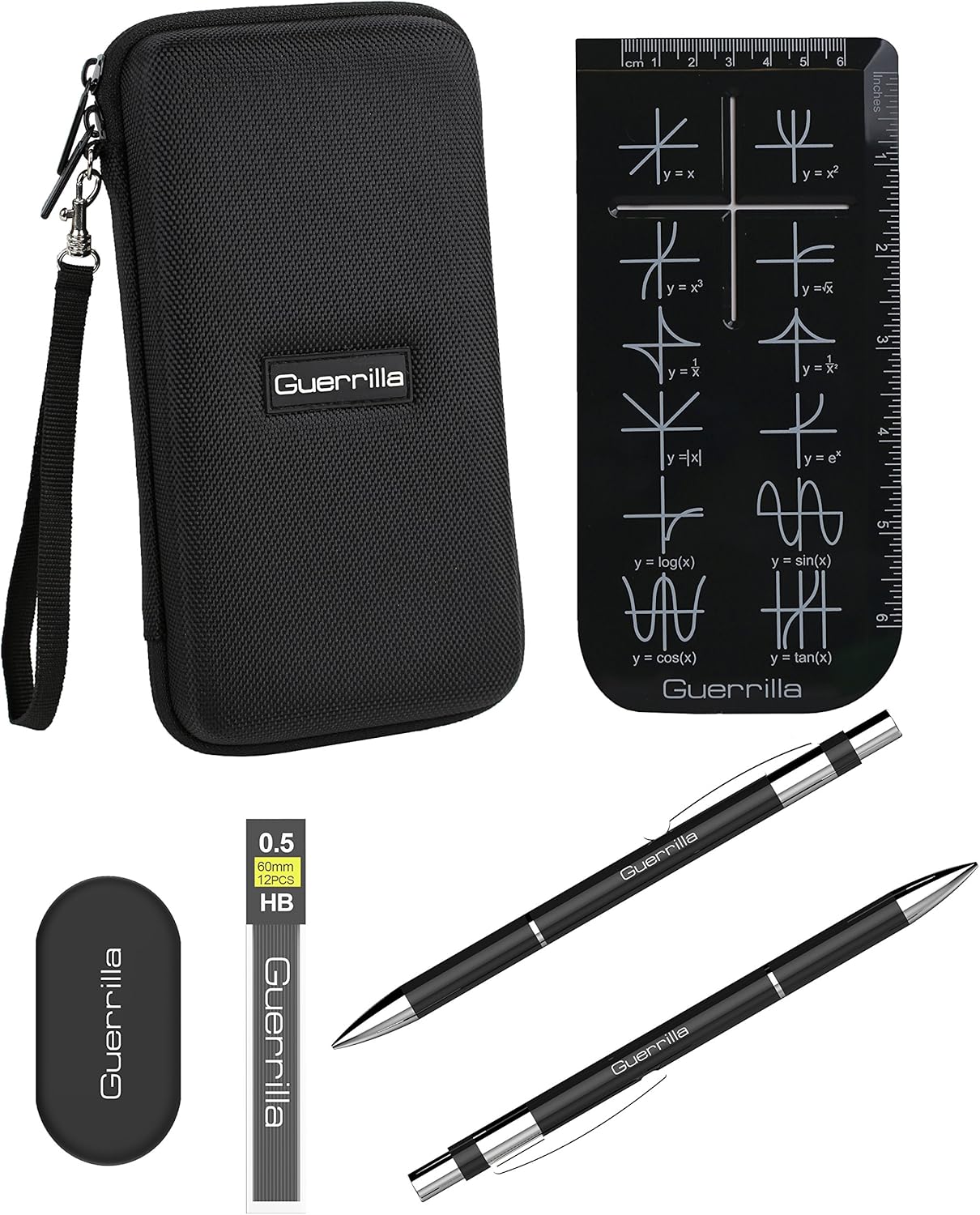 Guerrilla Hard Travel Case for TI Graphing Calculators & Kit