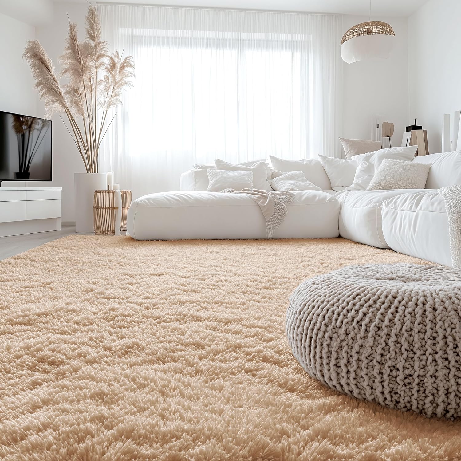 OLANLY 6x9 Machine Washable Area Rug for Living Room and Bedroom