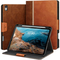 iPad Air 11-inch Case M3/M2 10.9in - Brown Vegan Leather Stand