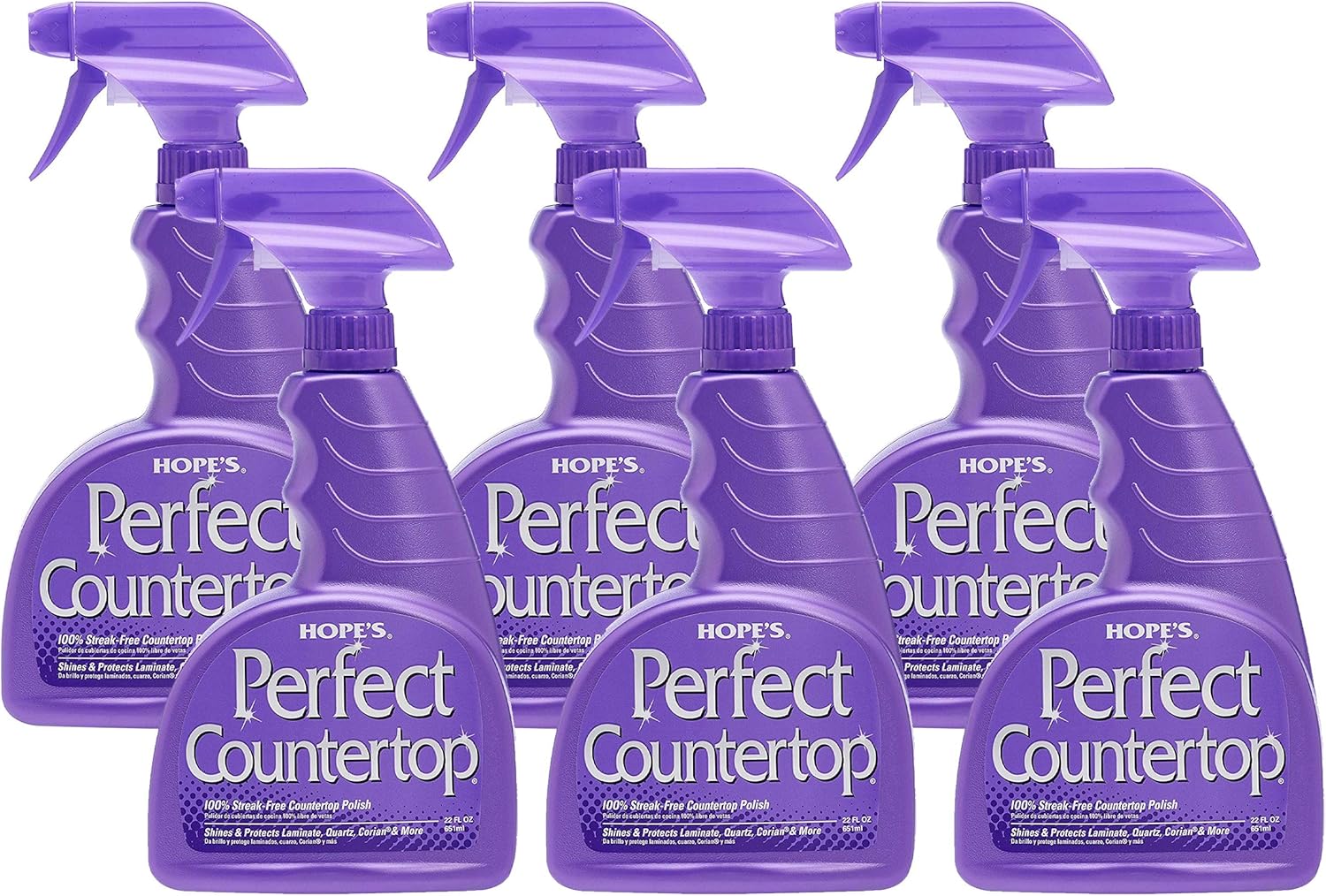 HOPE'S Perfect Countertop Cleaner and Polish for Streak-Free Shine