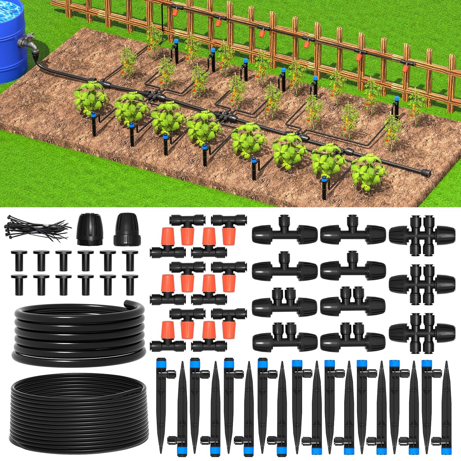 MIXC Greenhouse Micro Drip Irrigation Kit for Efficient Watering