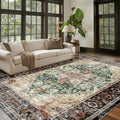Area Rugs for Living Room 5x7 - Machine Washable, Non-Slip Low Pile be