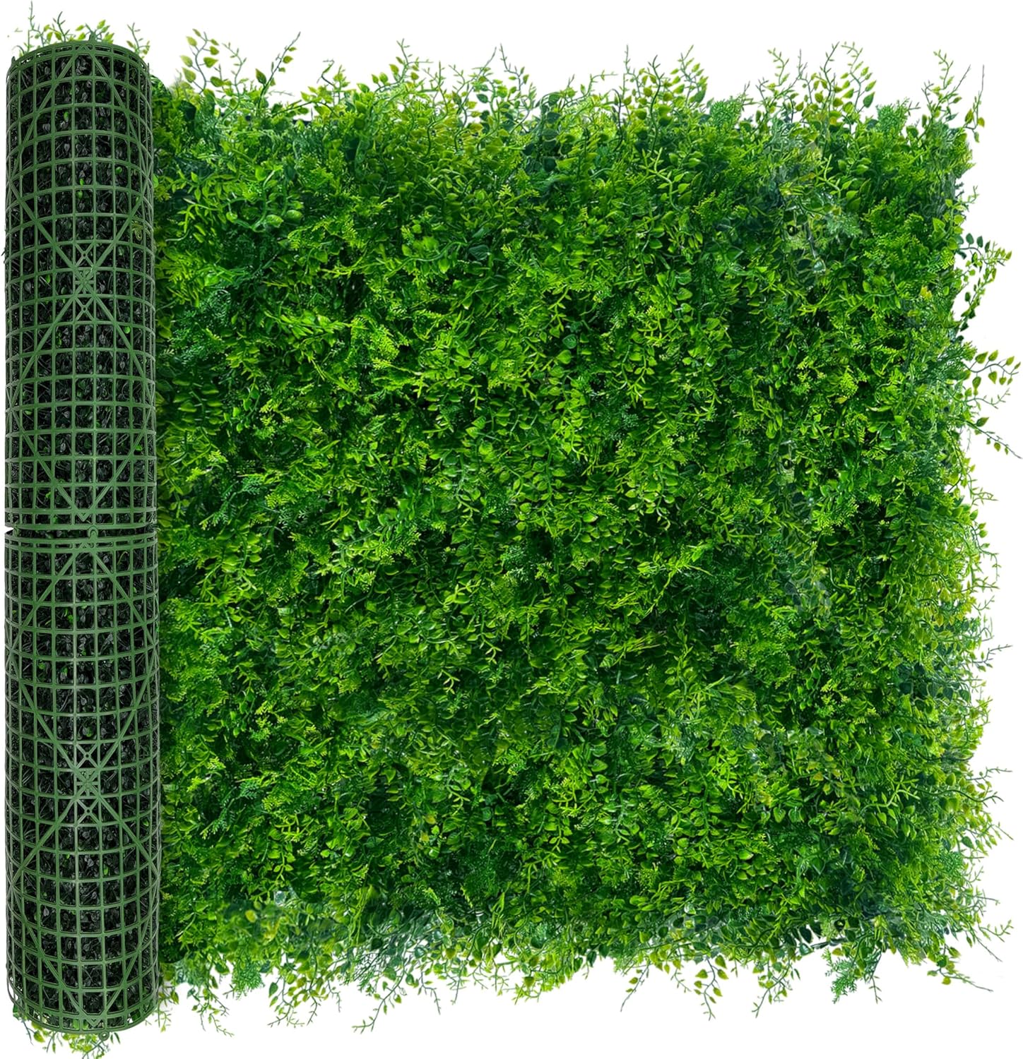 Greenery Faux Grass Wall Backdrop for Privacy and Decor