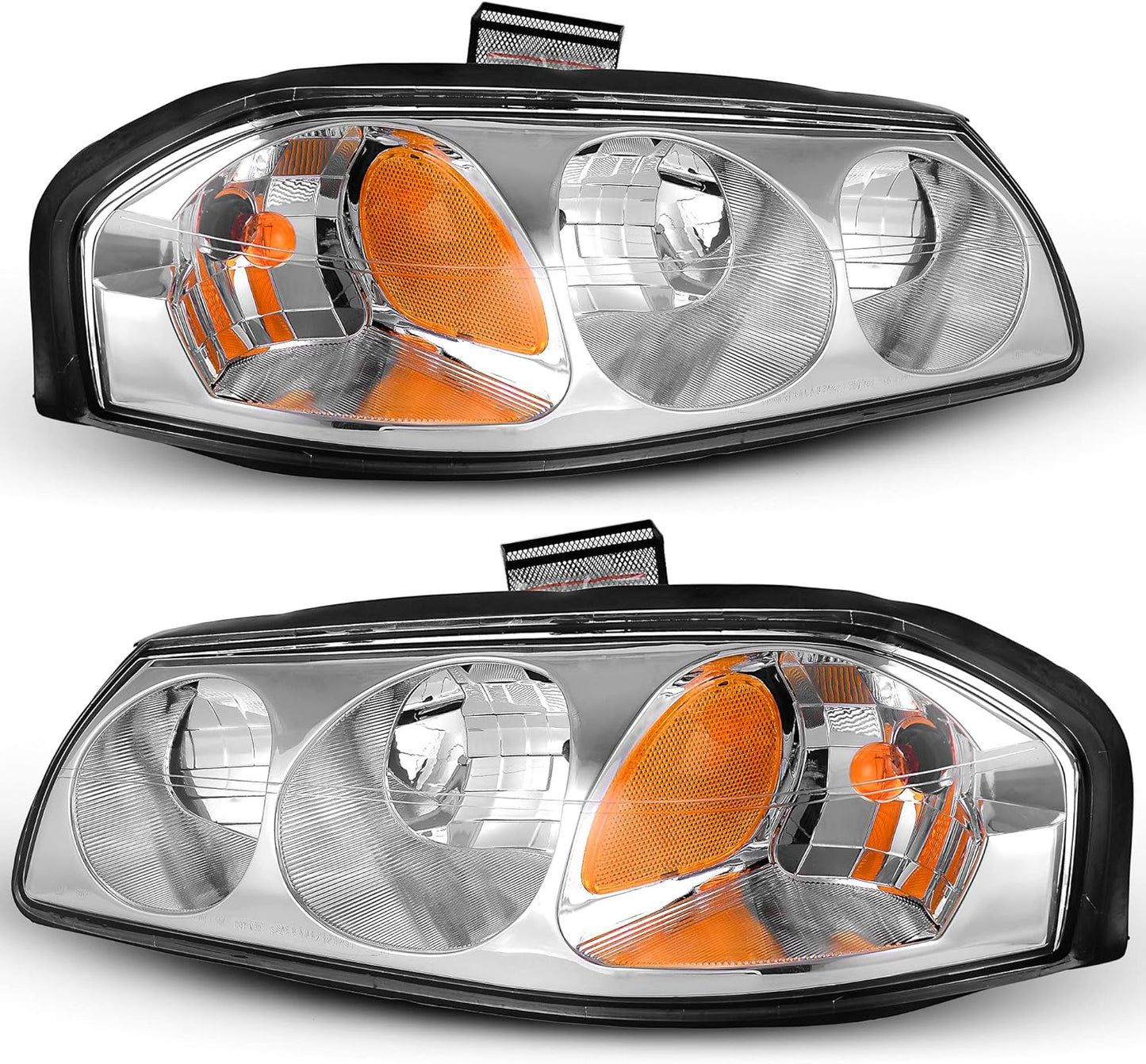 oEdRo Headlights Assembly for 2000-2005 Chevy Impala Models