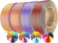 SUNLU 500g Silk Quadruple Color PLA Filament Refill Bundle