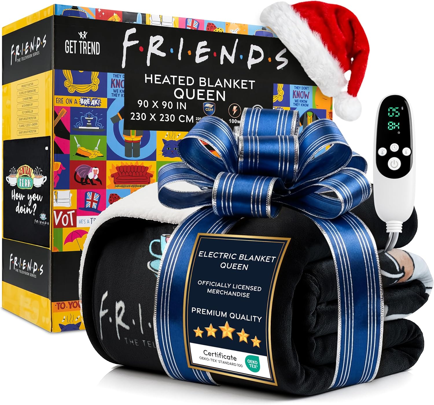 Friends TV Show Heated Blanket Electric for Cozy Comfort