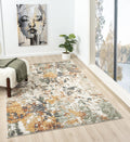 Area Rugs 4x6 Non-Shedding Abstract Rug - Thick Pile Accent