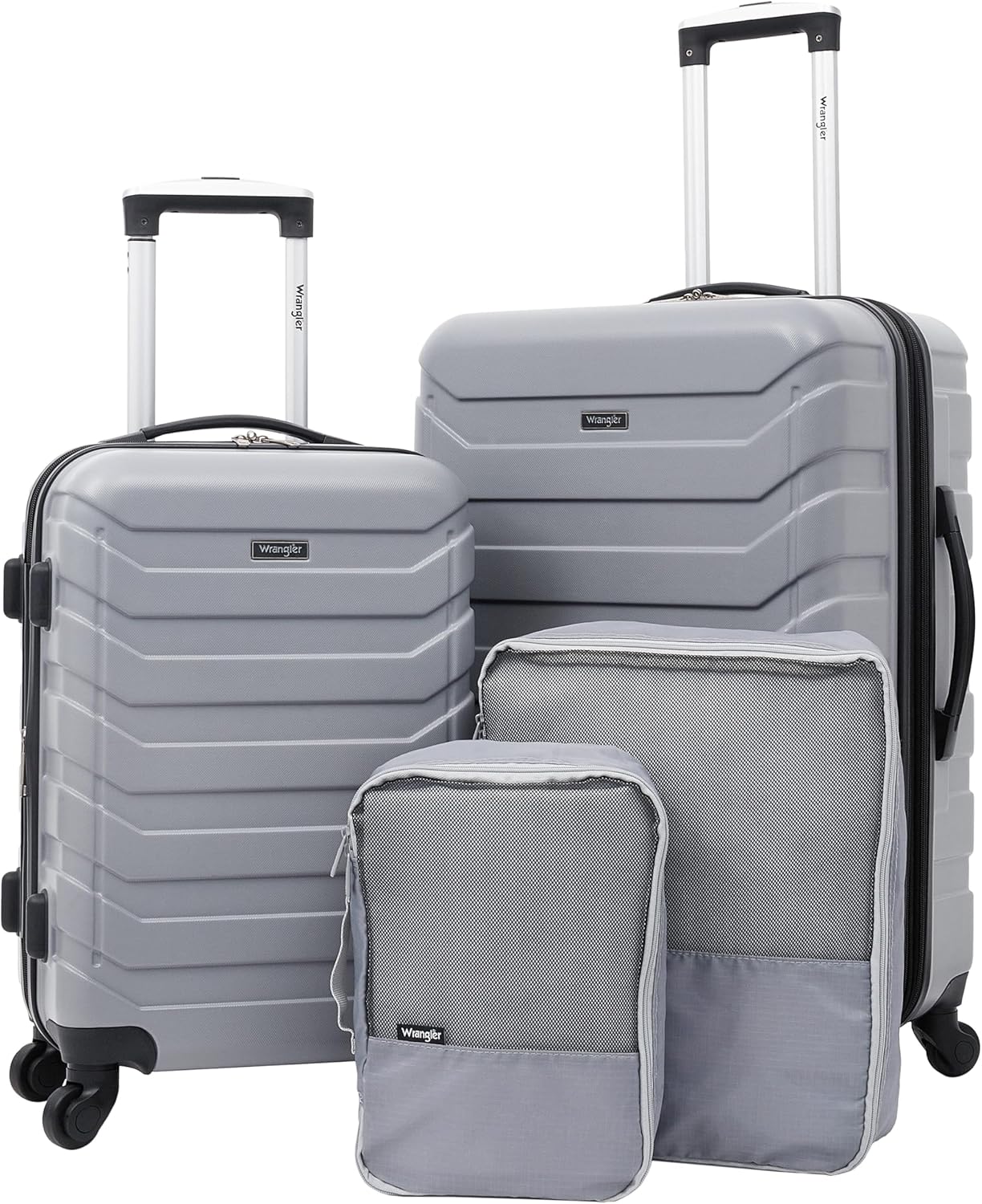Wrangler Elysium Luggage Set with Packing Cubes for Travel