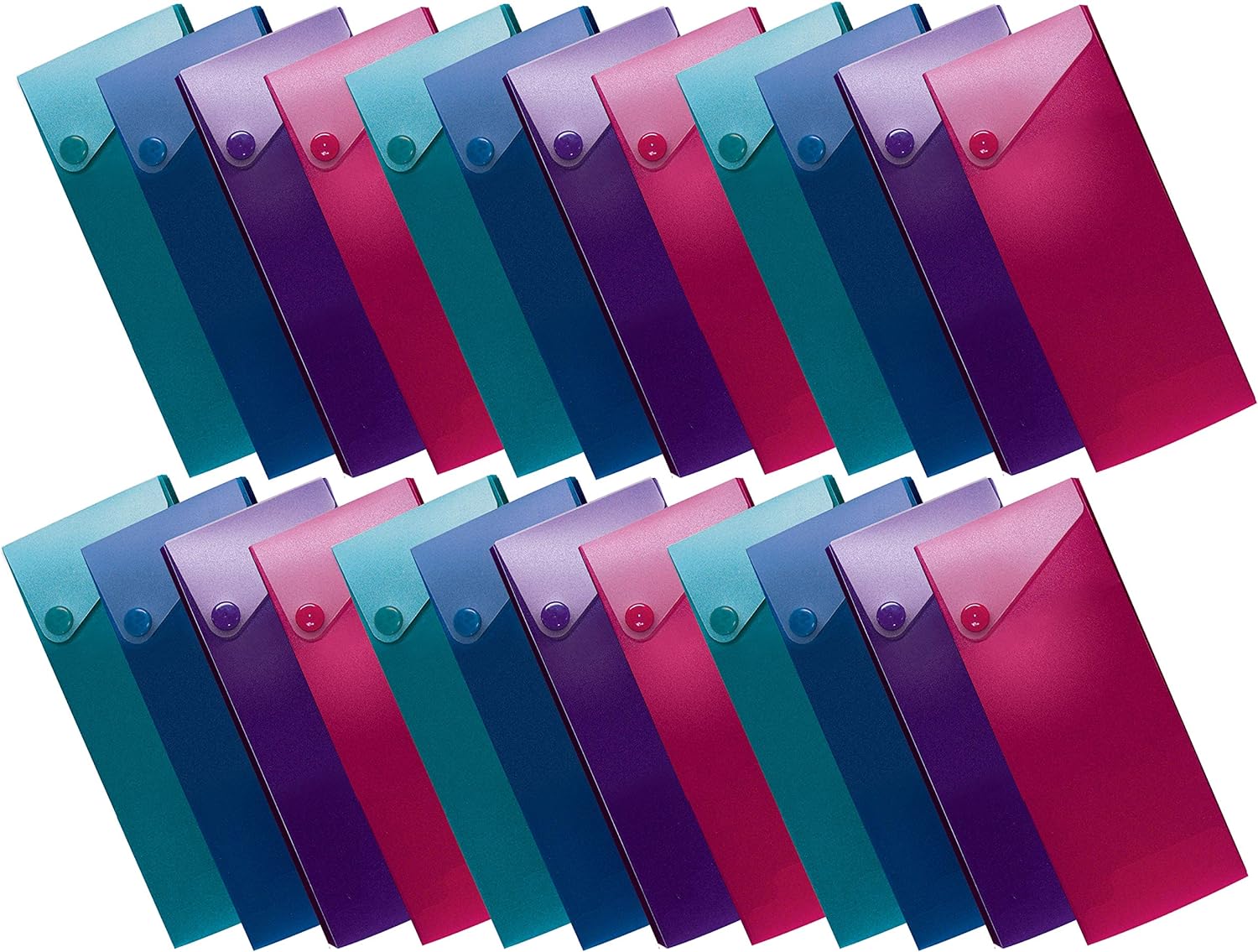 24-Pack Slider Pencil Case - Organize with Style!