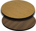 Flash Furniture Glenbrook 24 in Round Reversible Laminate Table Top