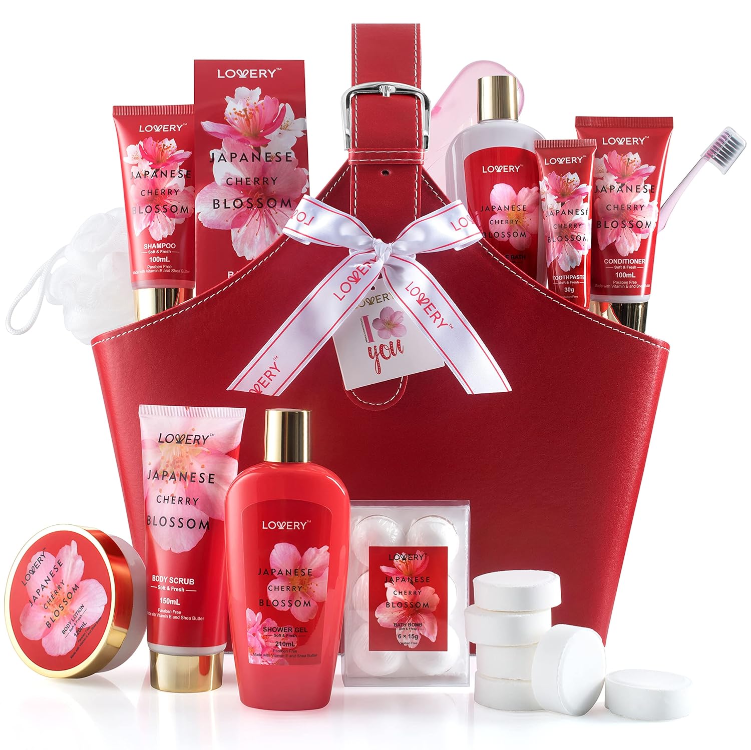Christmas Home Spa Kit Gift Set with Japanese Cherry Blossom