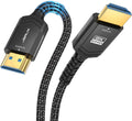 Long HDMI Cable Fiber Optic 100FT 8K 48Gbps - Slim Braided Cable