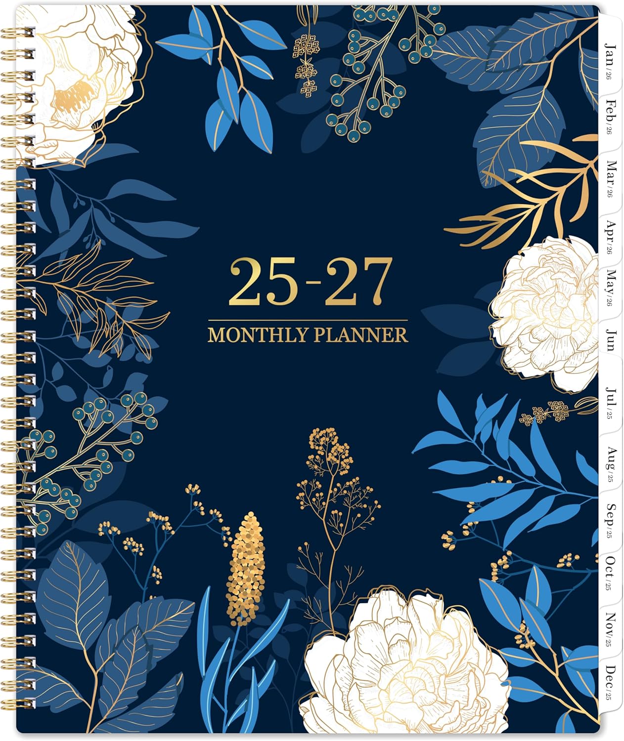 Indeme 2 Year Monthly Planner - Academic, Tabs, Back Pocket, Twin-Wire Binding