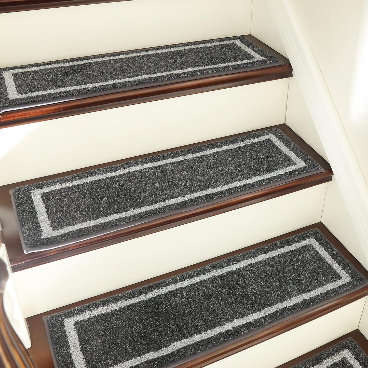 COSY HOMEER Soft Stair Treads Non-Slip Carpet Mat for Safety