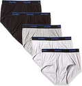 Hanes Ultimate Men's 5-Pack ComfortBlend Briefs with FreshIQ - All-Day